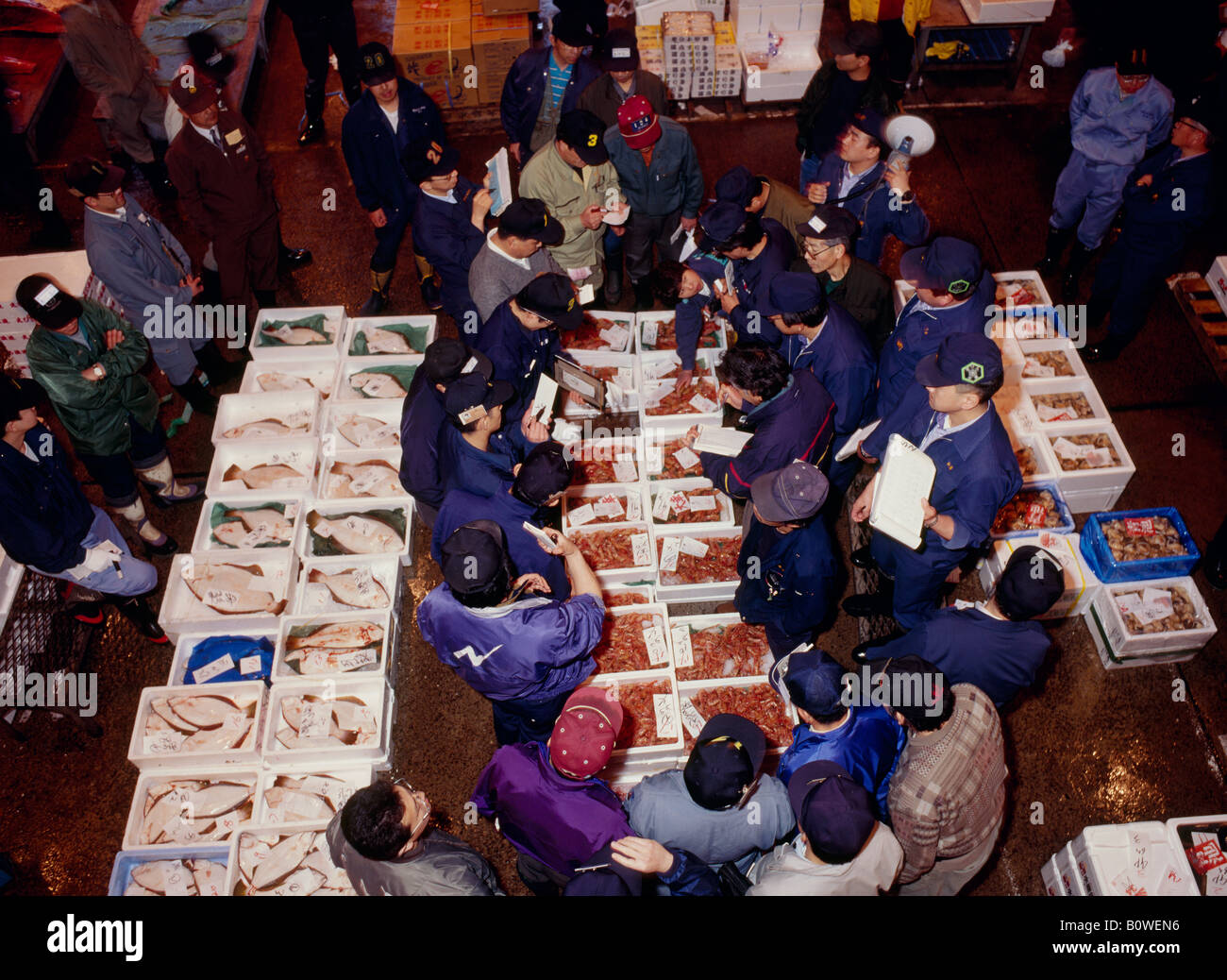Fish market, Sapporo, Hokkaido, Japan Stock Photo Alamy