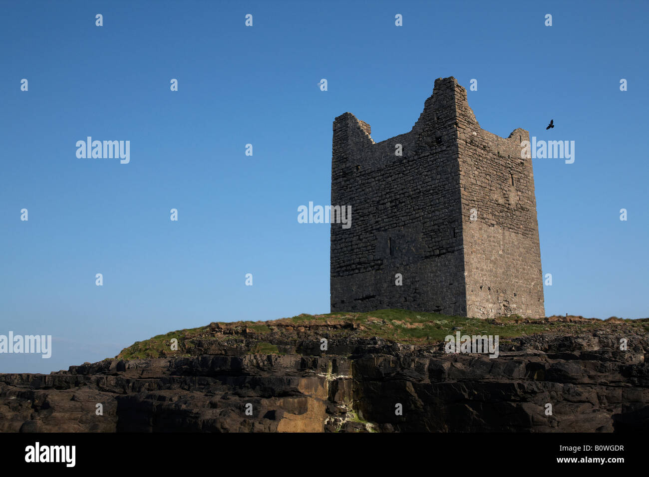 o'dowd roslea roslee castle home of the ODowd chieftains built in 1207 easkey county sligo republic of ireland Stock Photo