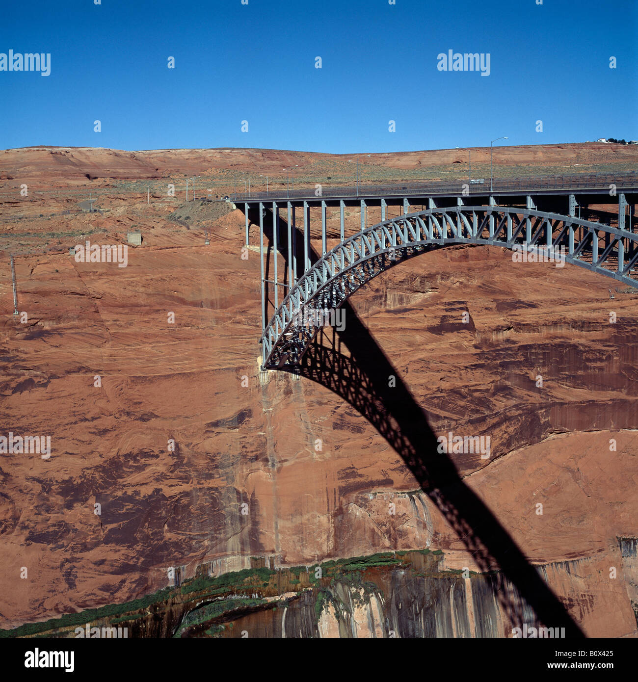 Glen Canyon Dam Bridge, Arizona, Southwest USA Stock Photo - Alamy