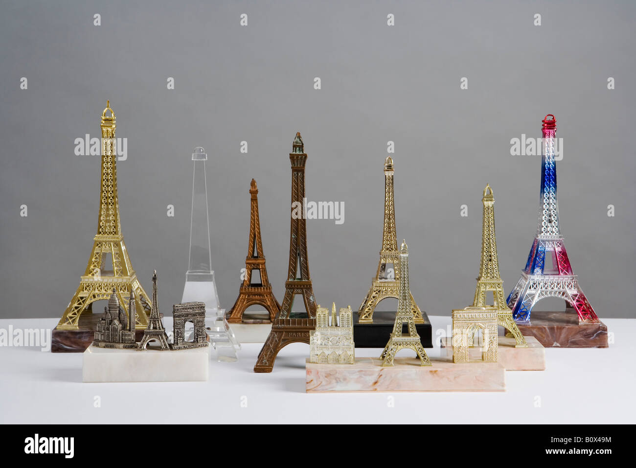 Eiffel Tower souvenirs Stock Photo