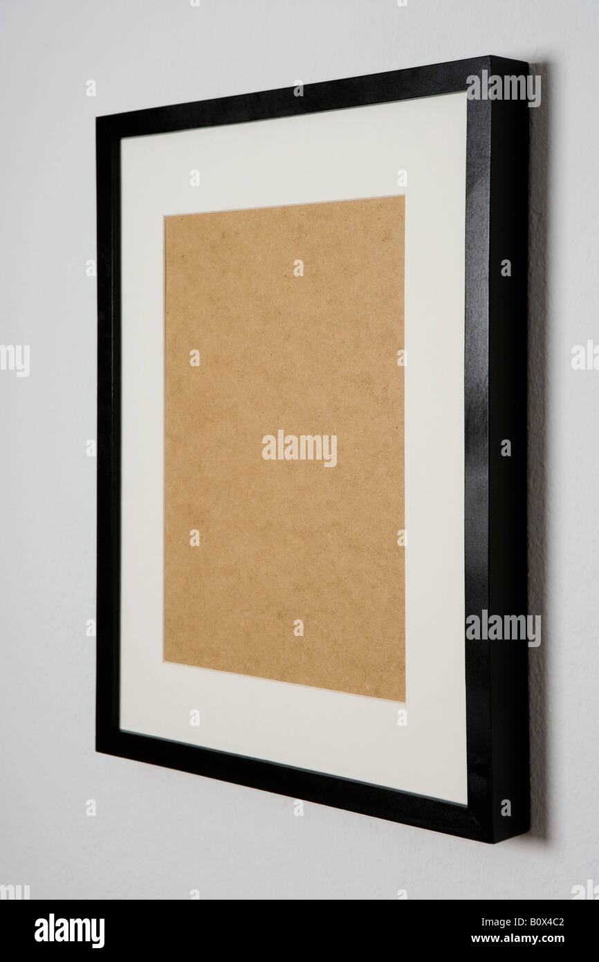 An empty picture frame Stock Photo Alamy