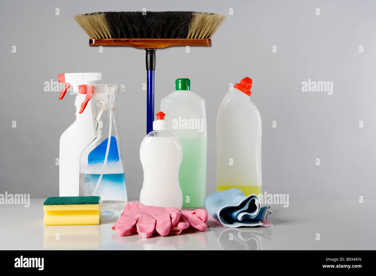 Cleaning Supplies Stock Photo