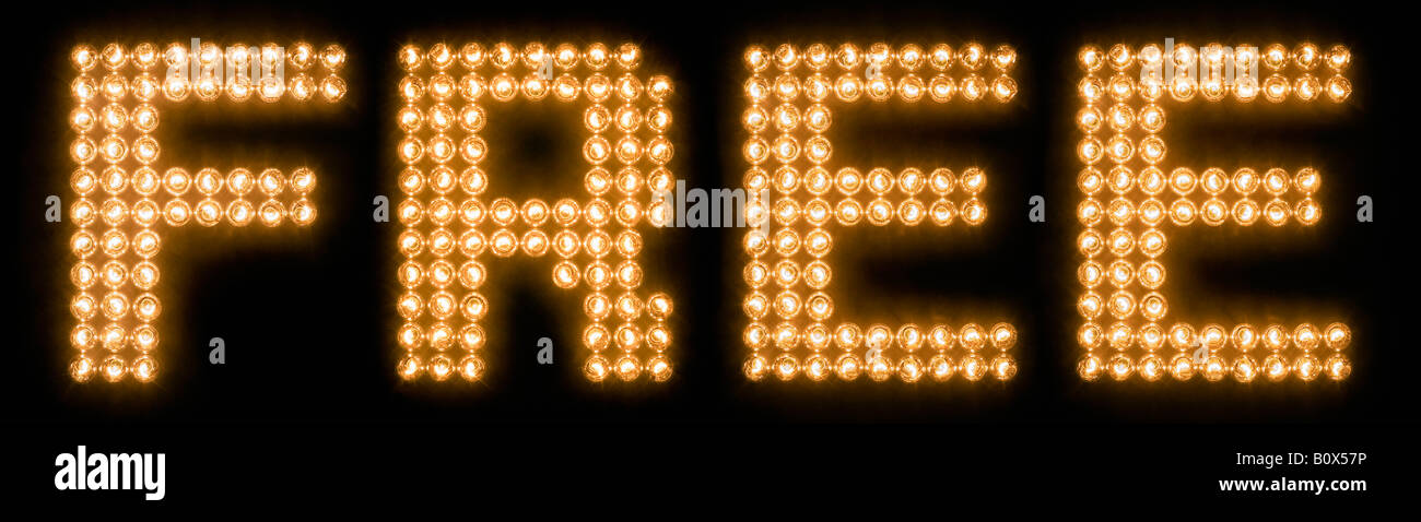 The word free hi-res stock photography and images - Alamy