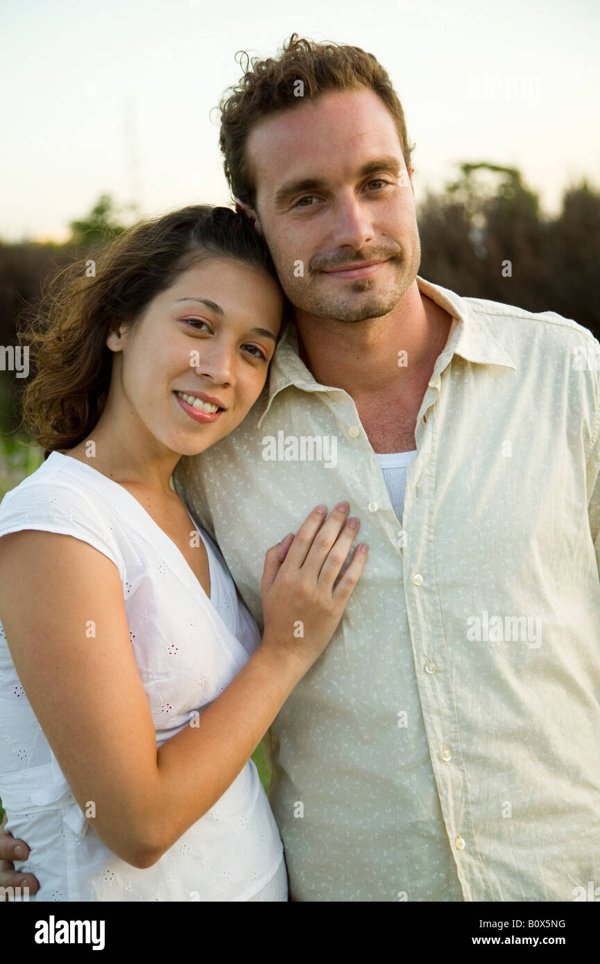 Portrait of a couple, Buenos Aires, Argentina Stock Photo