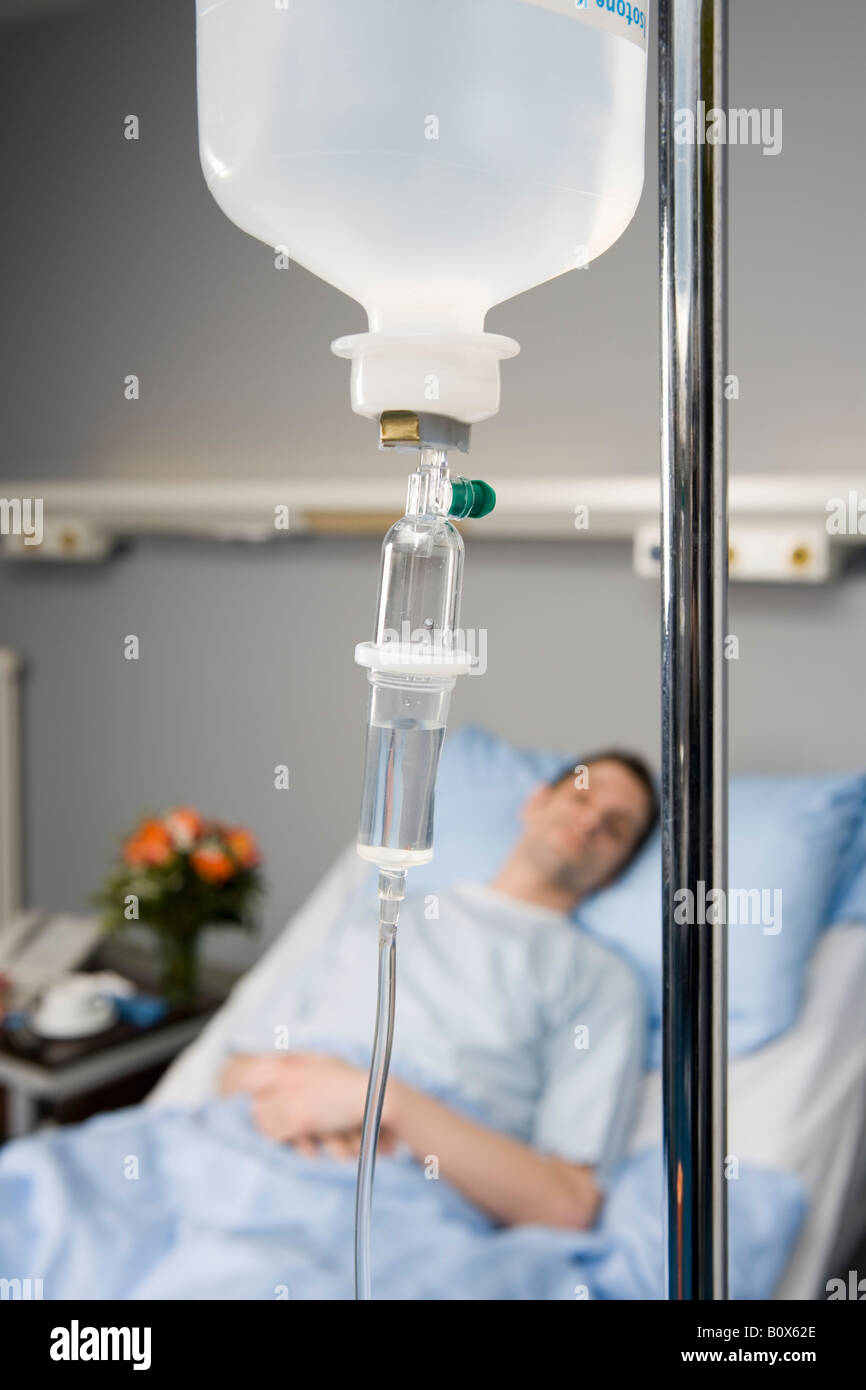 Person on a drip hires stock photography and images Alamy