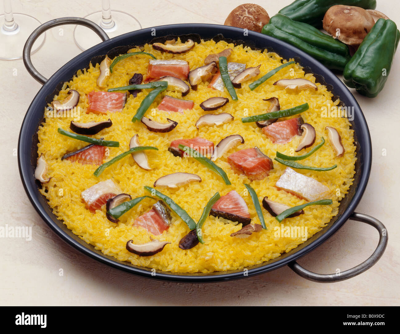 Paella Stock Photo
