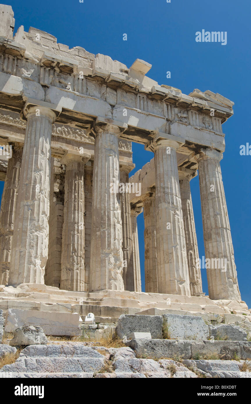The Parthenon. Temple of the Greek Goddess Athena. Athens Greece Stock