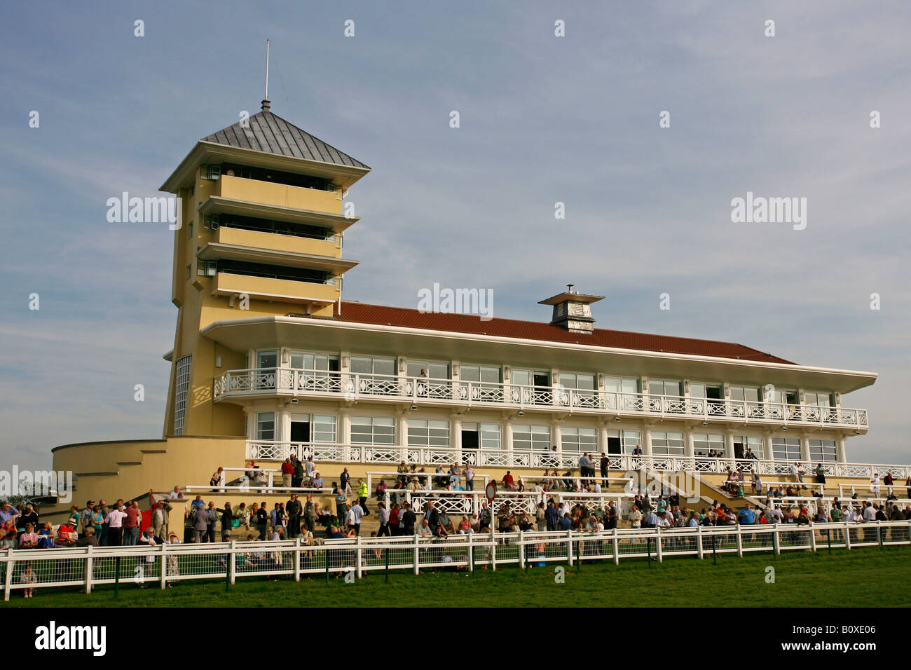 The Empress Stand Towcester Racecourse Stock Photo