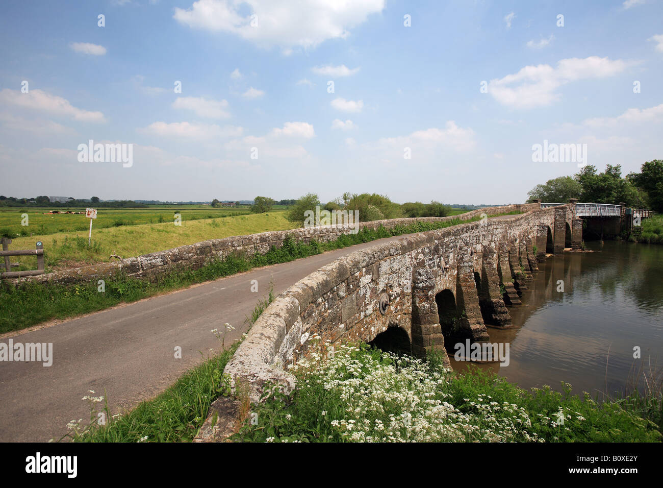 united kingdom west sussex greatham bridge over the river arun Stock