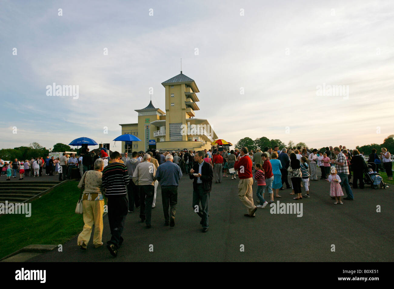 The Empress Stand Towcester Racecourse Stock Photo Alamy