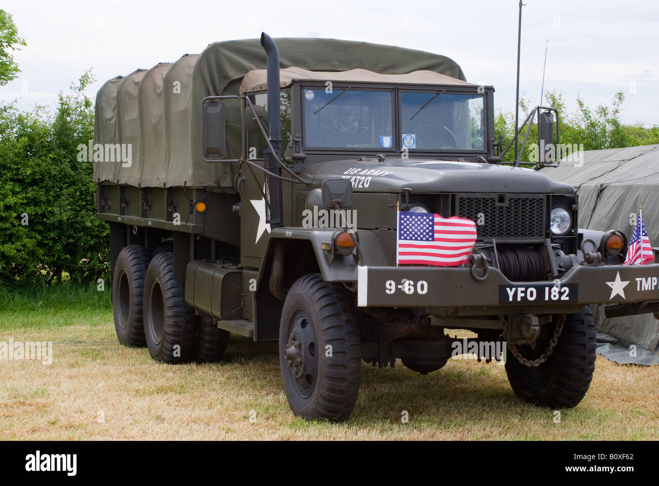 US Army M35 Continental Motors Cargo Truck at Smallwood Vintage Rally