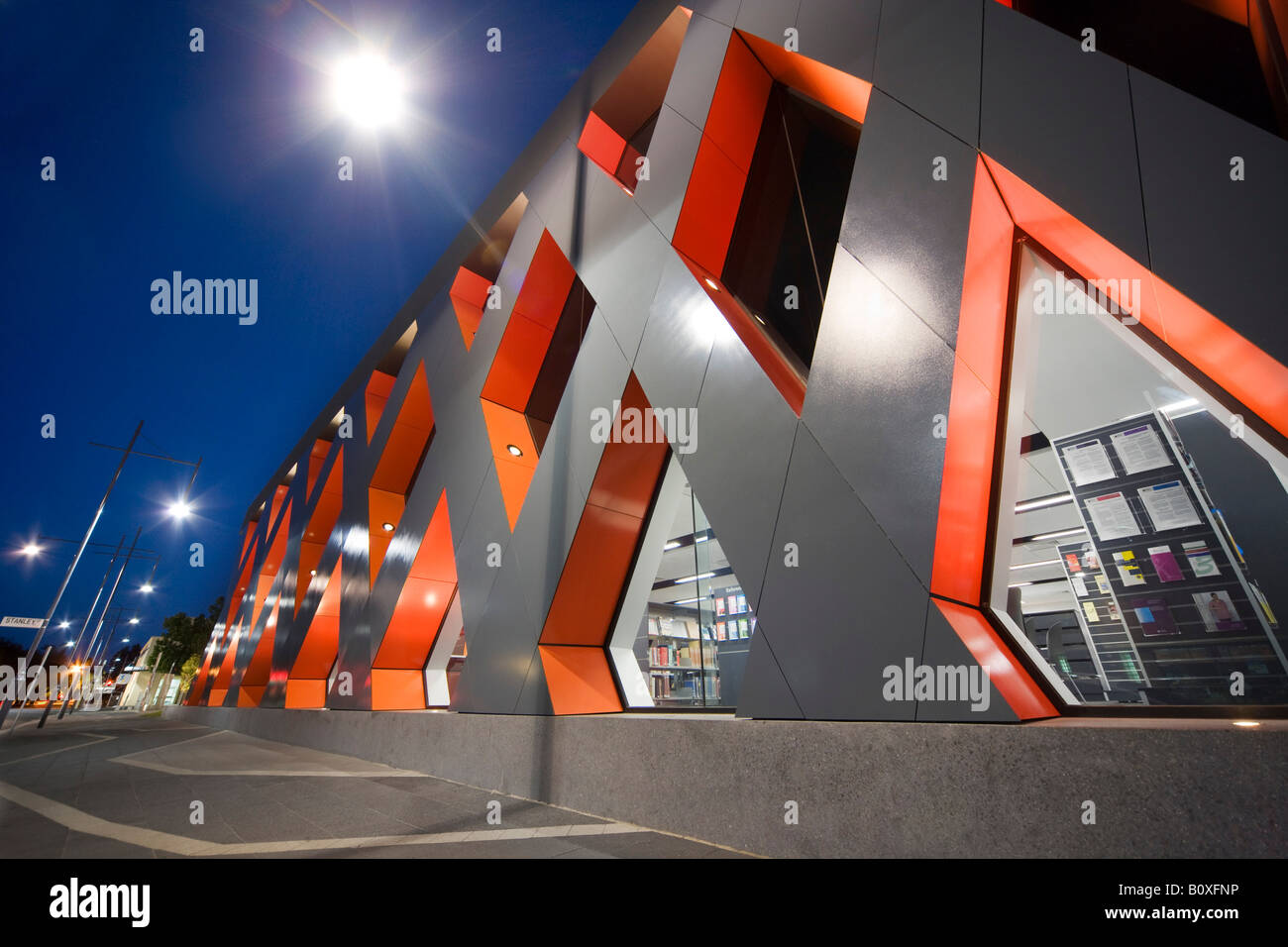 Albury Cultural Precinct, Albury, New South Wales, Australia. Architect: Ashton Raggatt McDougall Stock Photo