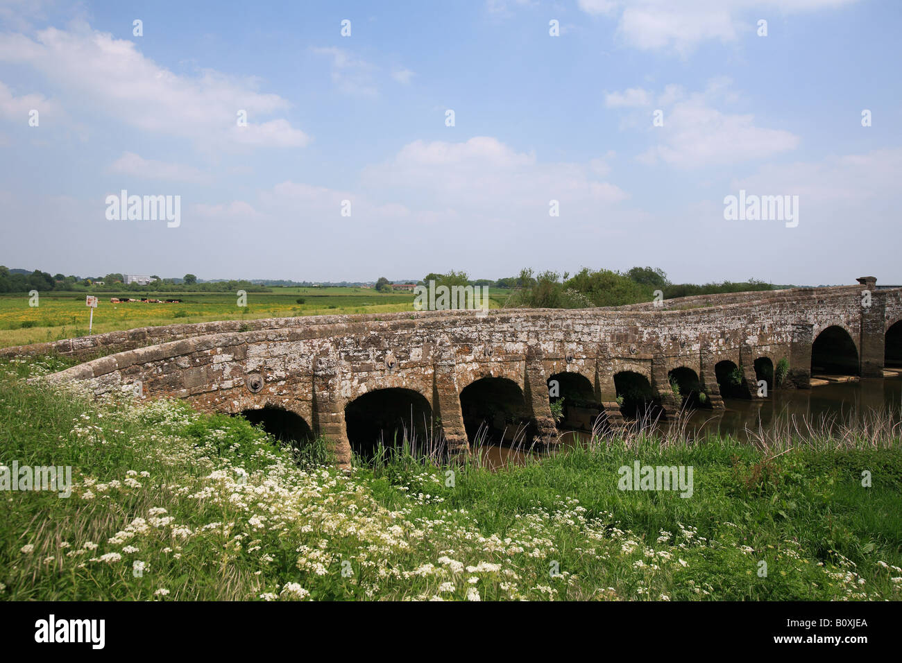 united kingdom west sussex greatham bridge over the river arun Stock
