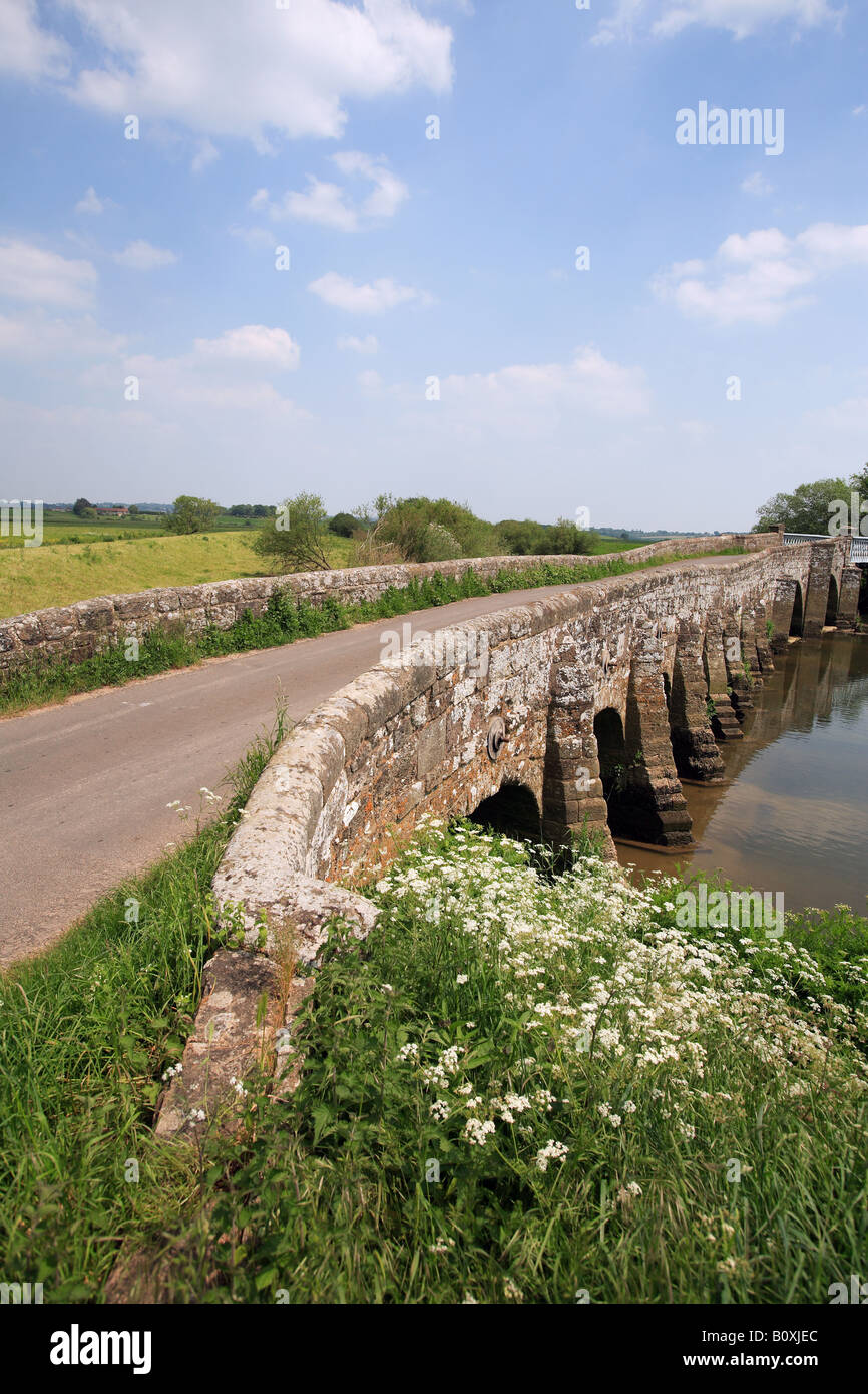united kingdom west sussex greatham bridge over the river arun Stock