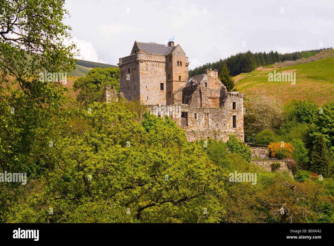 Castle Campbell at" Dollar glen "Clackmannanshire Scotland Stock Photo