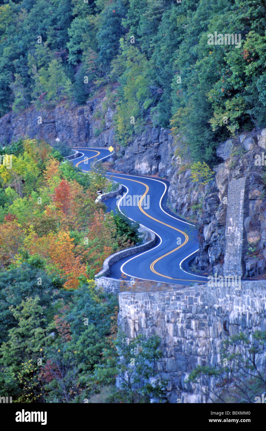 Winding road, Port Jervis, New York, USA Stock Photo Alamy