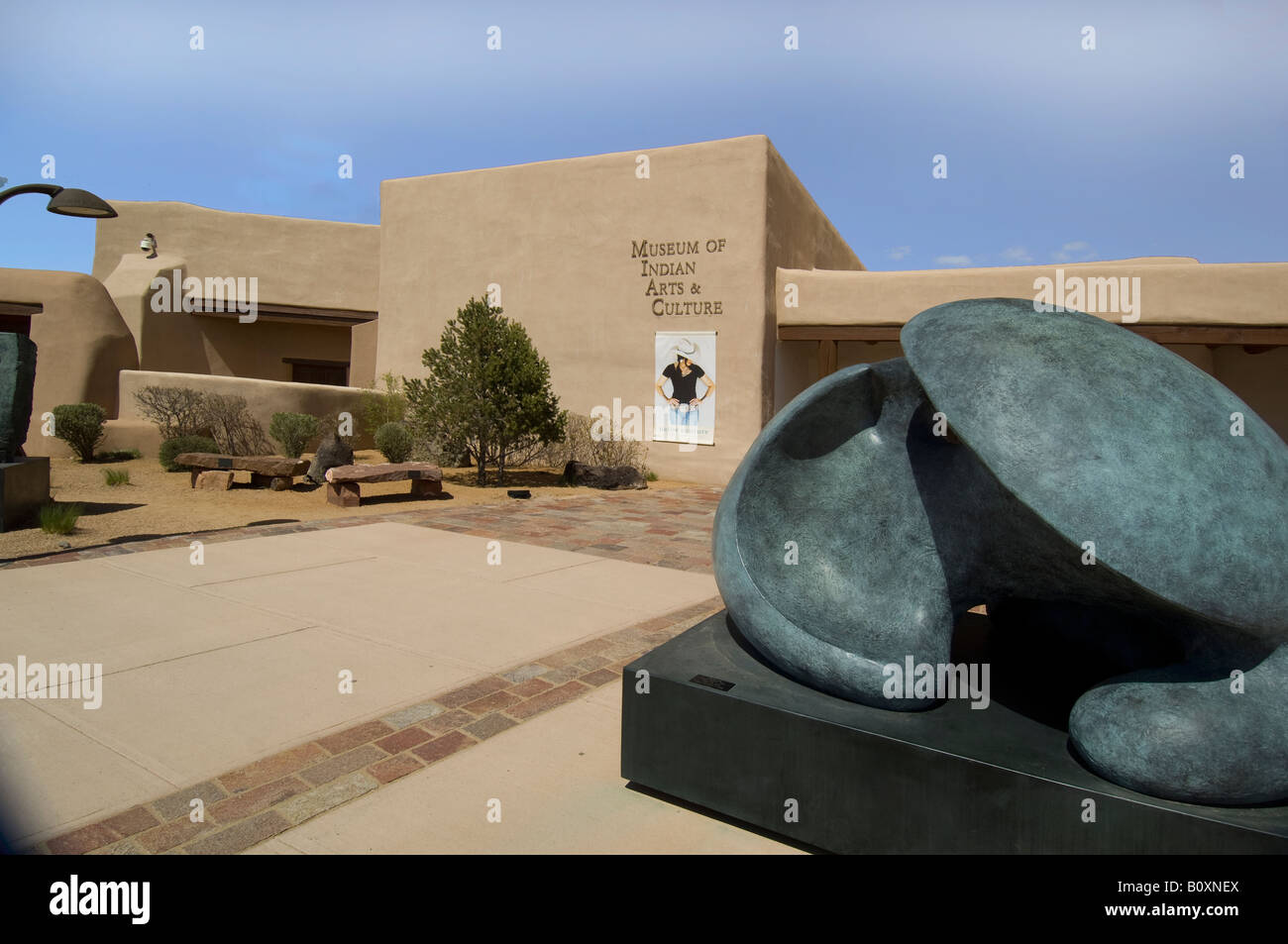 Museum of Indian Arts and Culture Santa Fe New Mexico Stock Photo