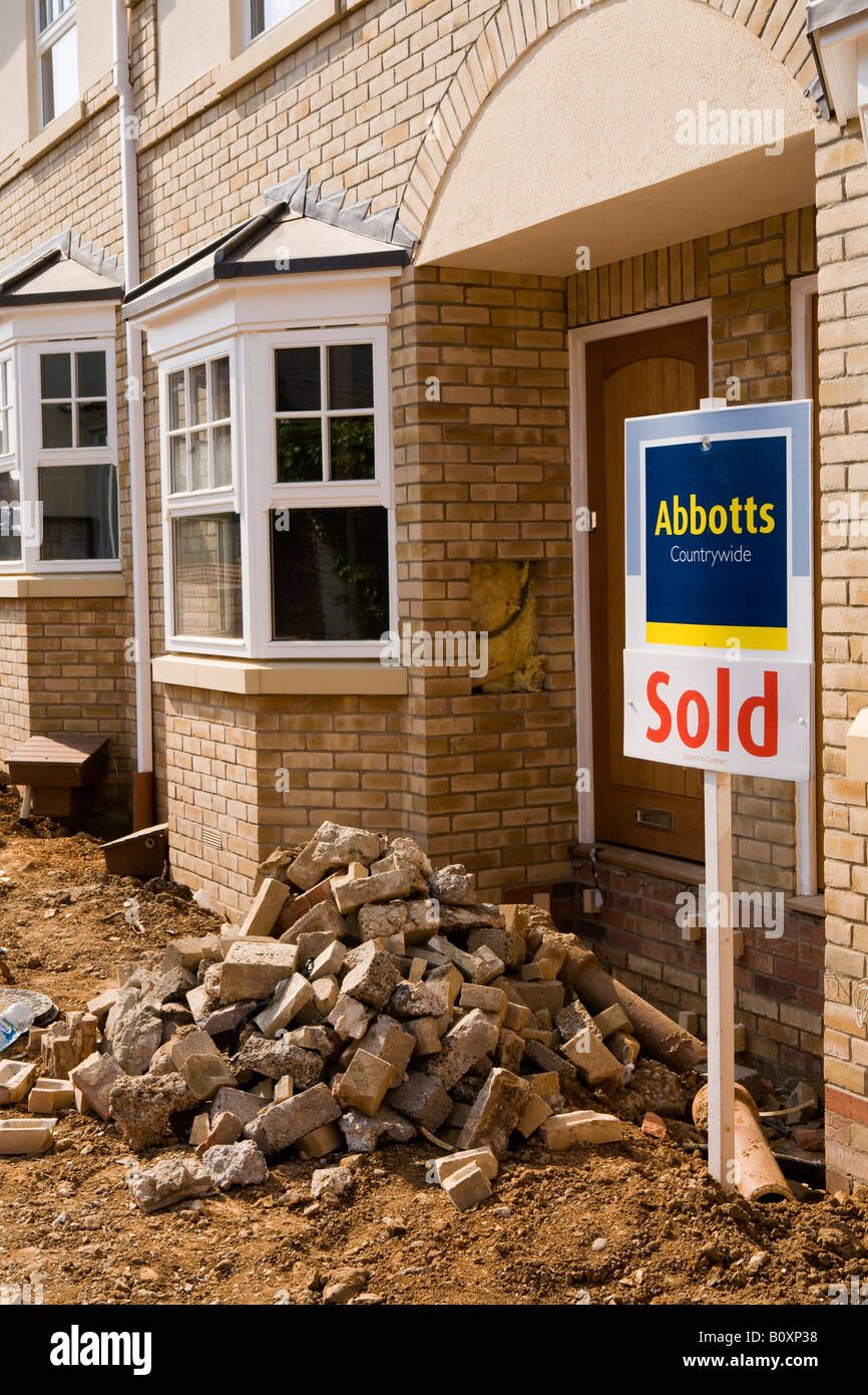 UK England Suffolk Saxmundham Chantry Road Chantry Terrace new built