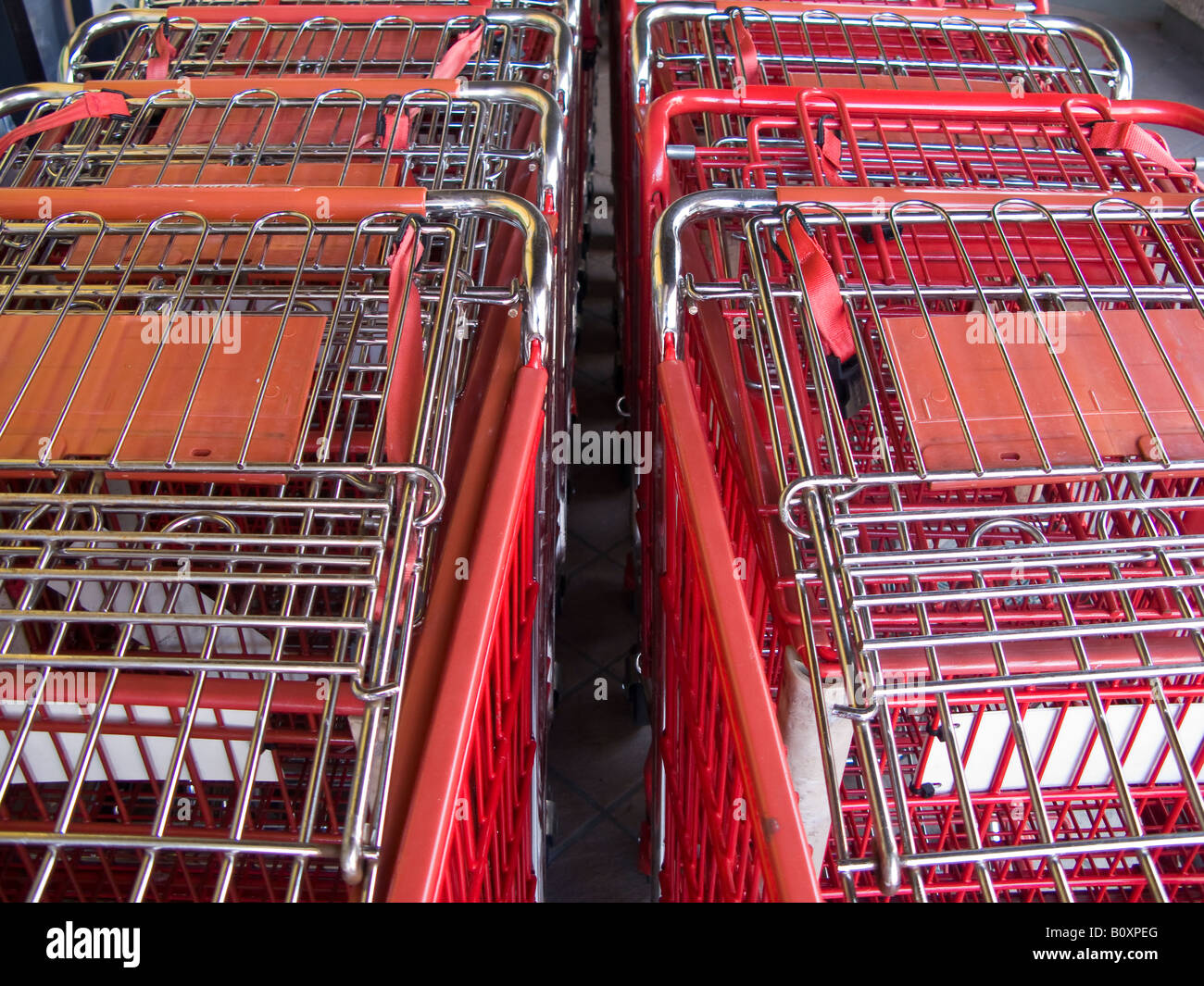Row shopping carts washington dc hires stock photography and images