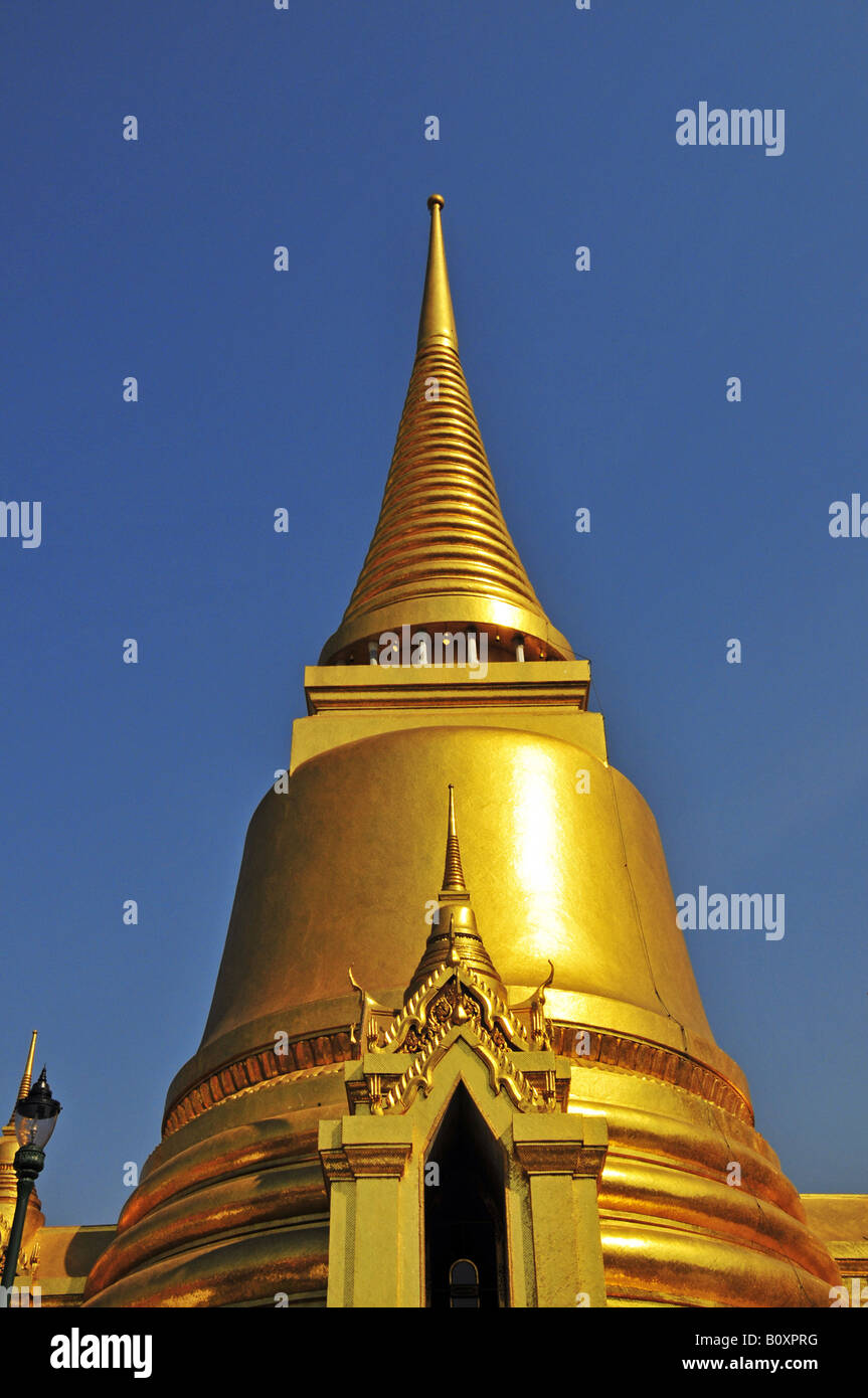 Phra Sri Ratana chedi at Wat Phra Kaeo, Thailand, Bangkok Phra Sri Ratana Stock Photo