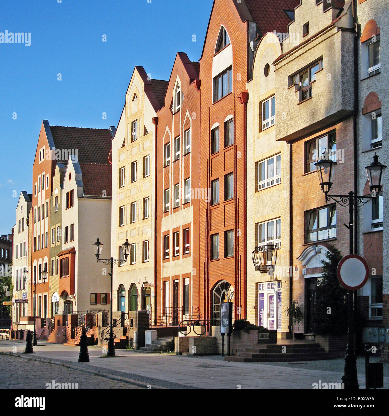 houses in Elblag, Poland, Elblag Elbing Stock Photo Alamy