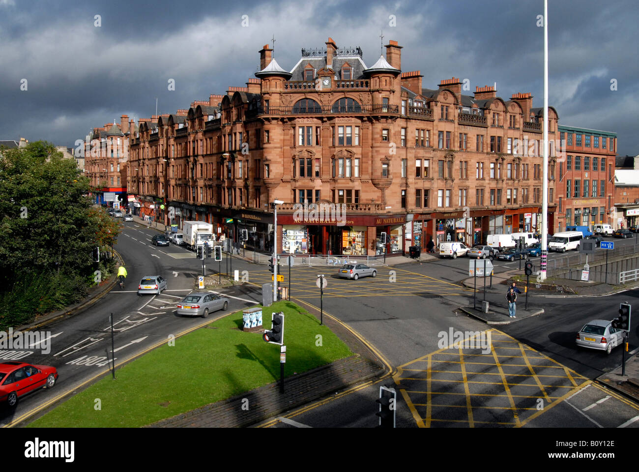 St Mansions,Charing Cross,Glasgow Stock Photo Alamy