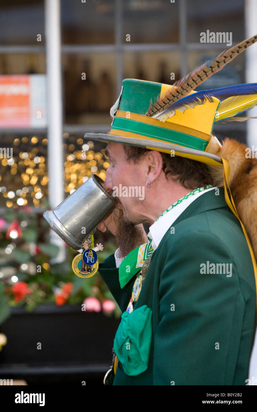 Morris dancer drinking hires stock photography and images Alamy