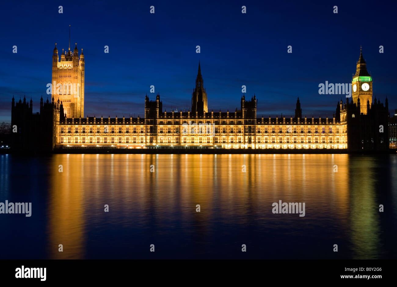 Houses Of  Parliament London, UK Stock Photo
