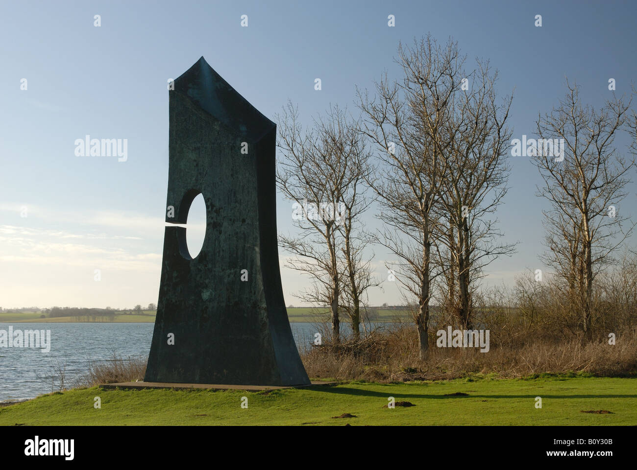 Sculpture at Rutland Water, The Great Tower Stock Photo