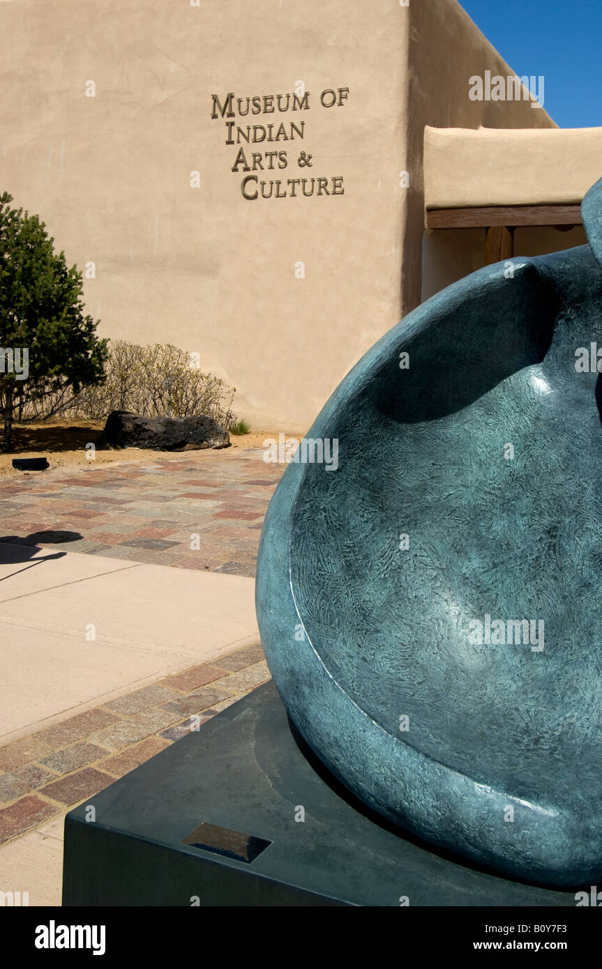 Museum of Indian Arts and Culture Santa Fe New Mexico Stock Photo