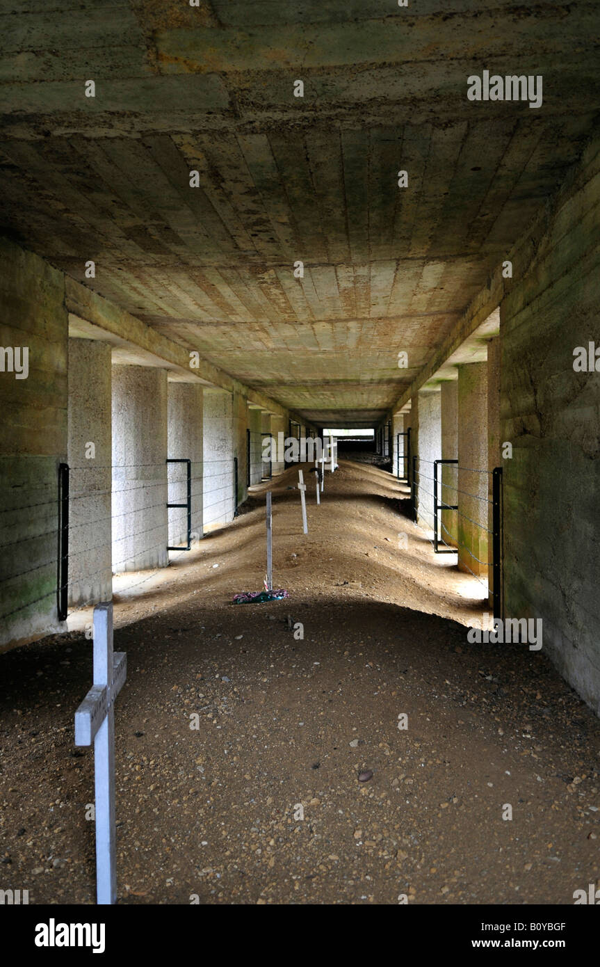 Verdun's Bayonet Trench, France, Verdun Stock Photo