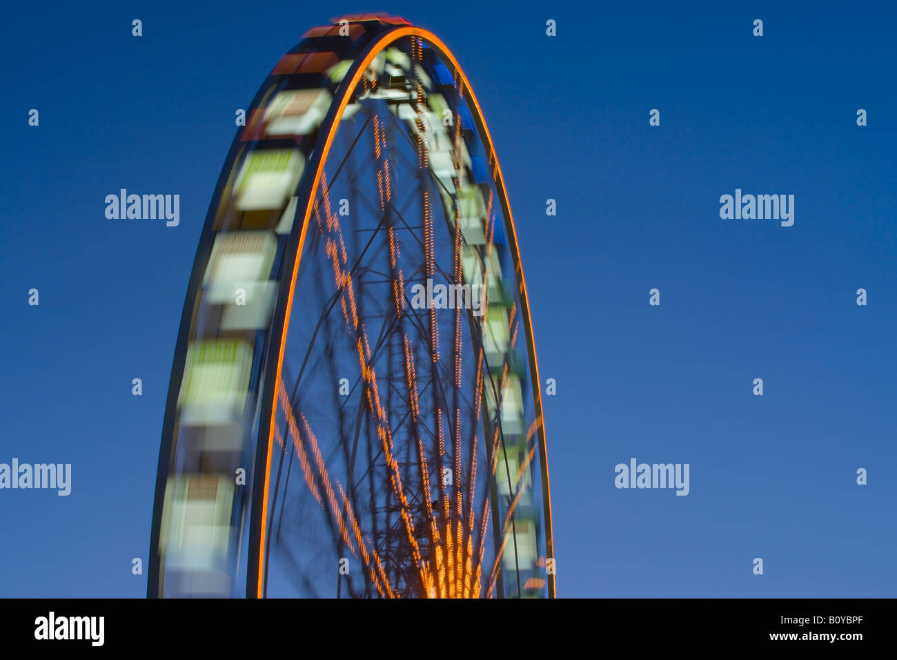 Ferris Wheel Nottingham Nottinghamshire England Stock Photo