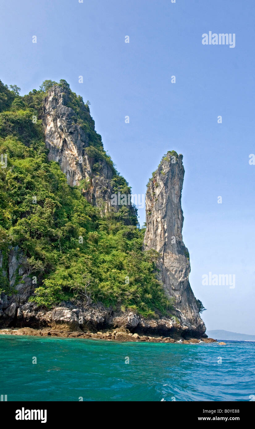 Ko Phi Phi Lee, island near Phuket, Thailand Stock Photo