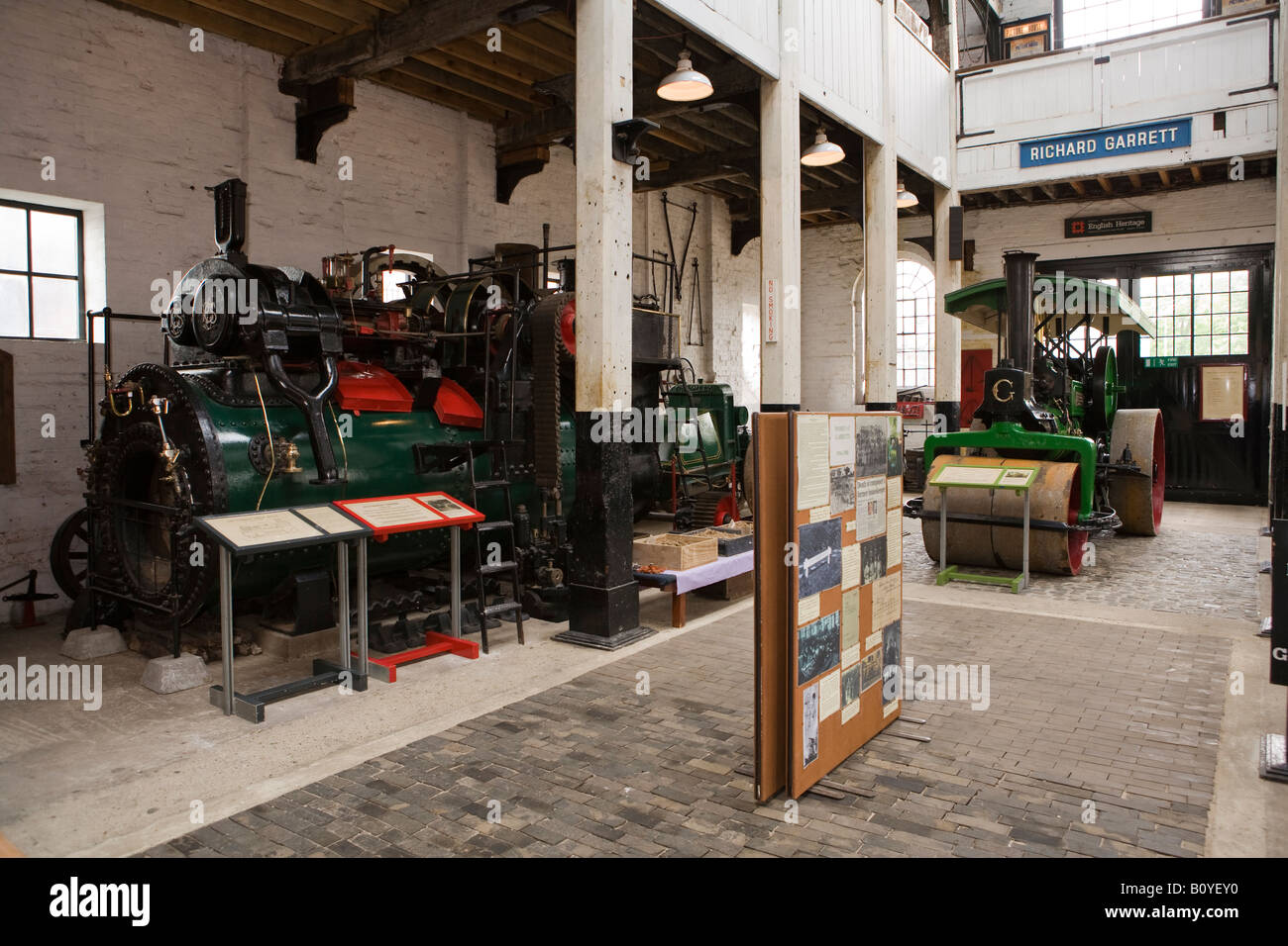 UK England Suffolk Leiston Long Shop Industrial Museum in Garretts former engineering factory Stock Photo
