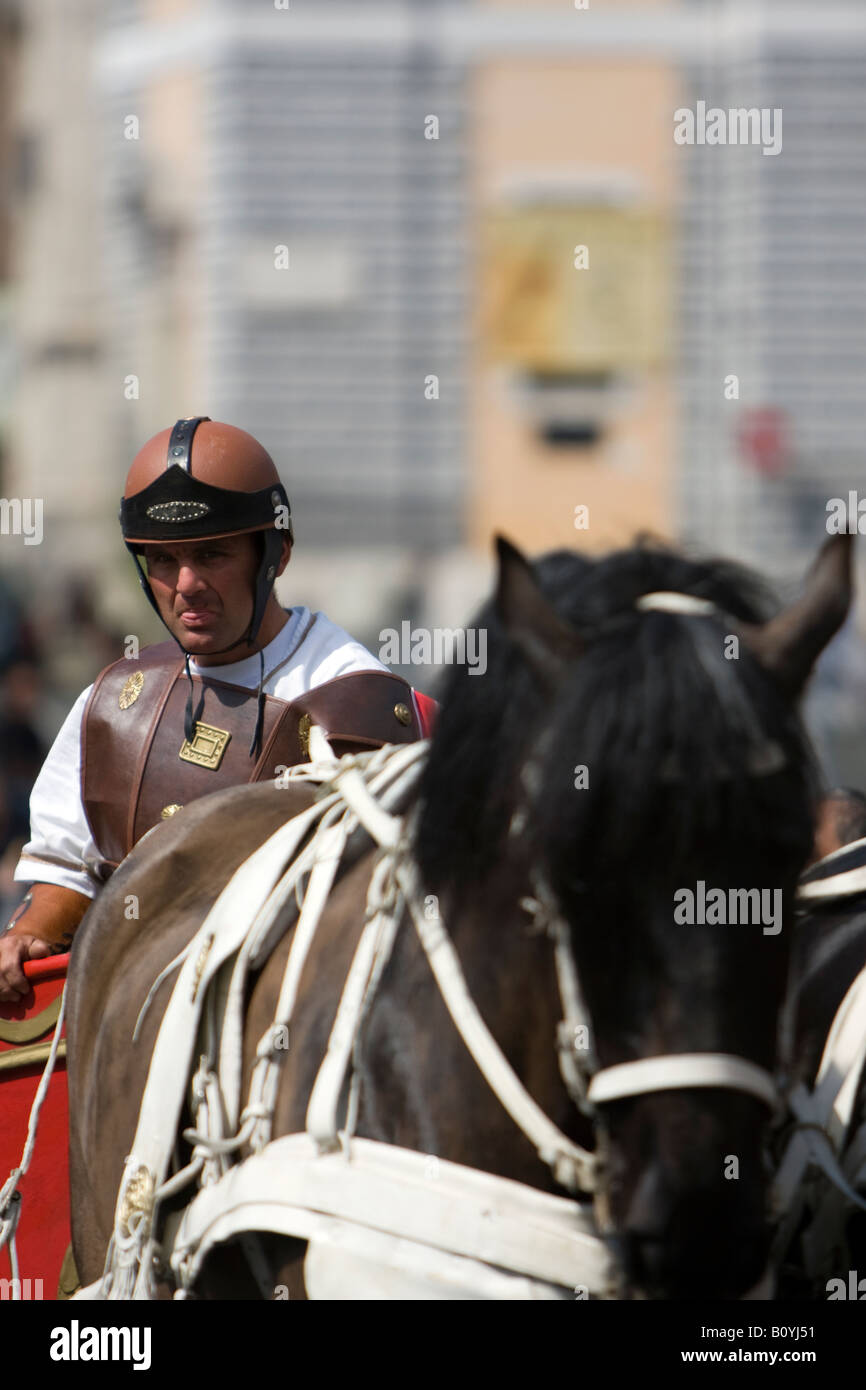 Roman soldier horse hi-res stock photography and images - Alamy