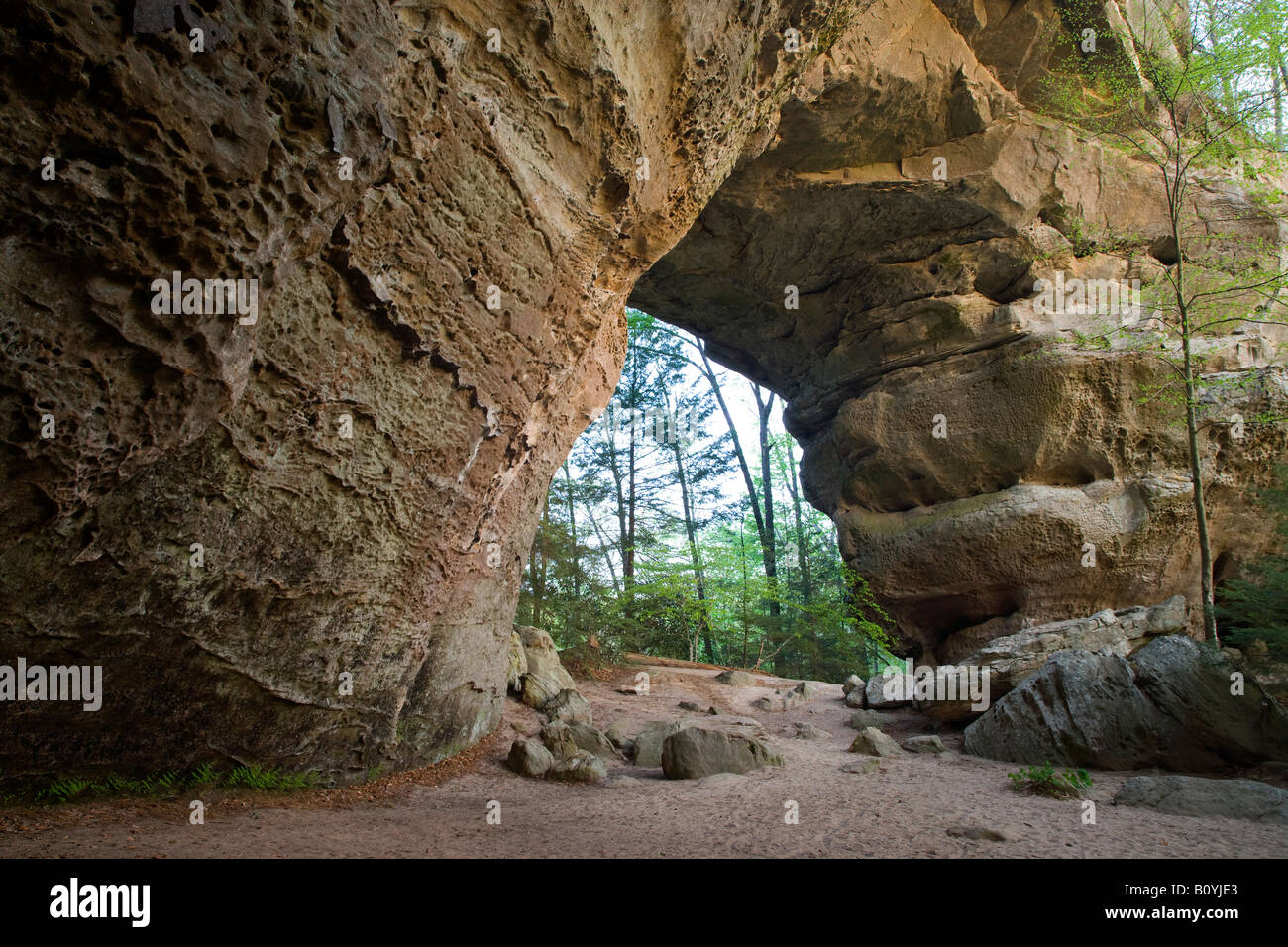 South Arch of the Twin Arches, Big South Fork National River and