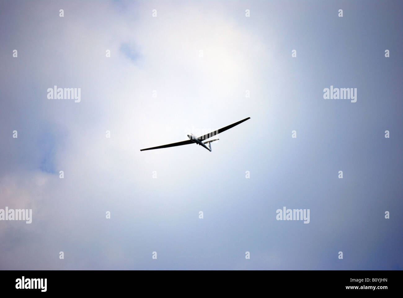 Glider in flight, Buckinghamshire, England, United Kingdom Stock Photo