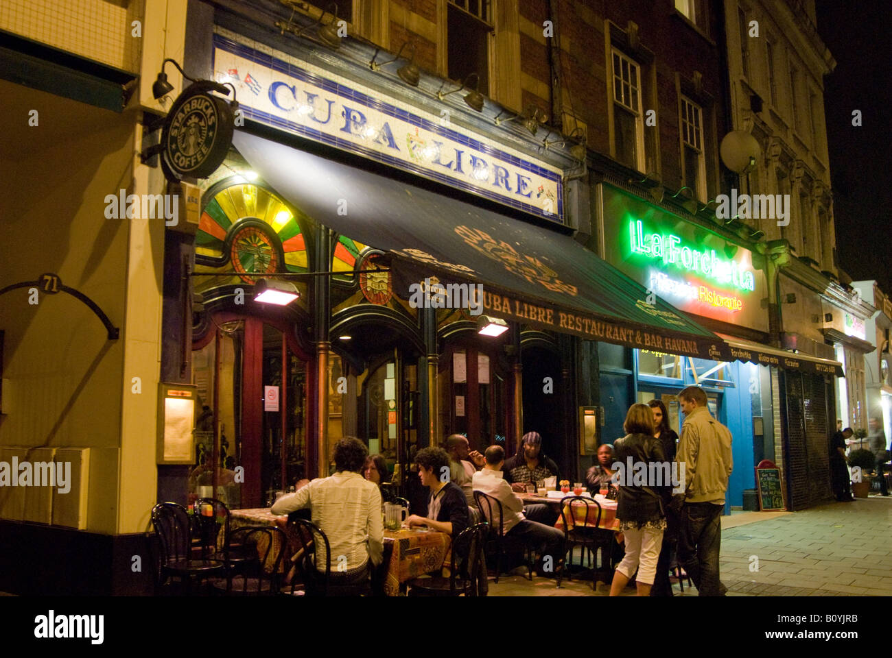 Restaurant on Upper Street Islington London England UK Stock Photo