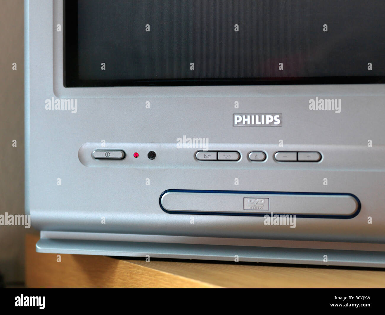 Television on Standby Stock Photo Alamy