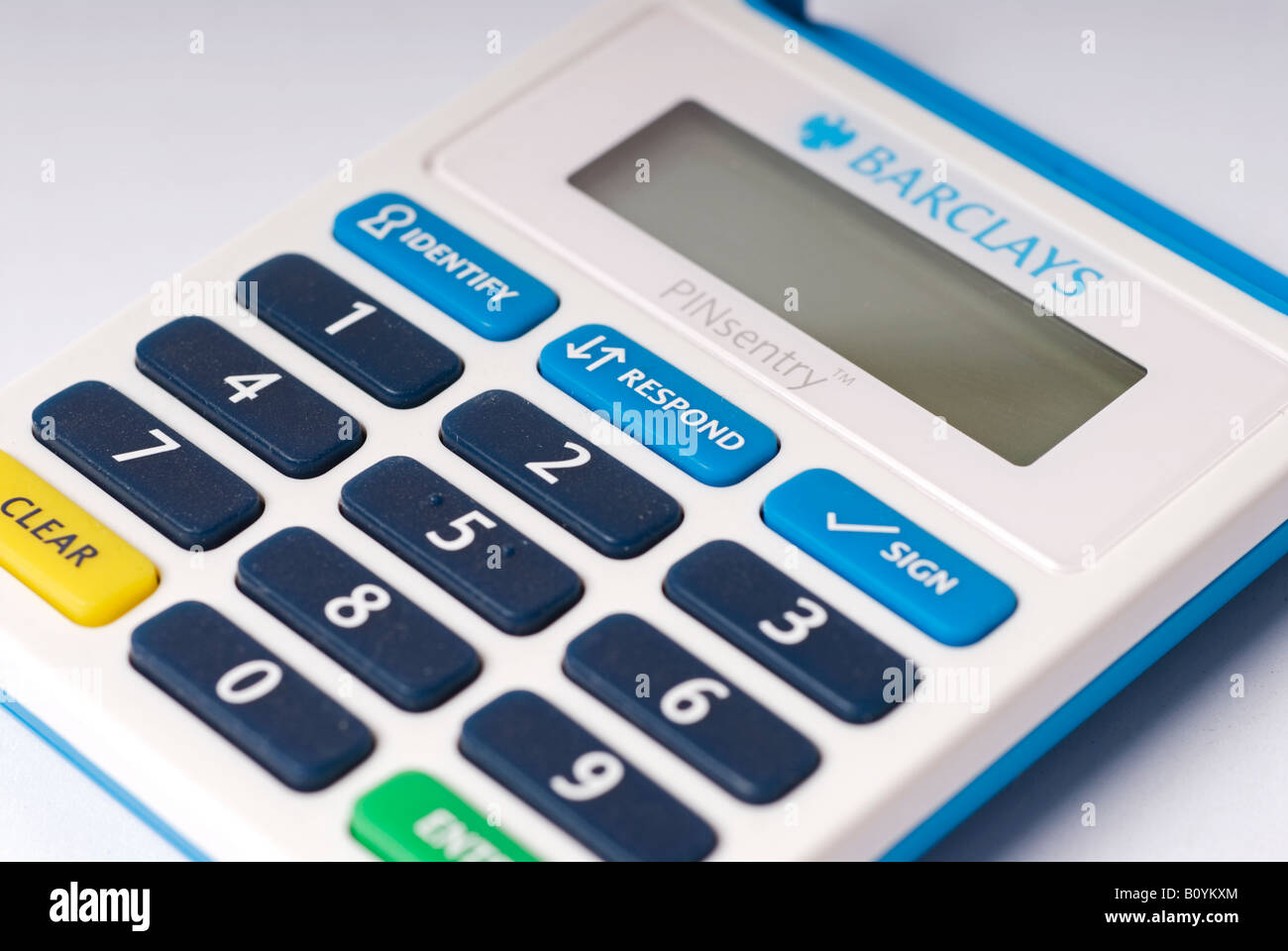 Stock photo of a Barclays PINSENTRY card reader Stock Photo