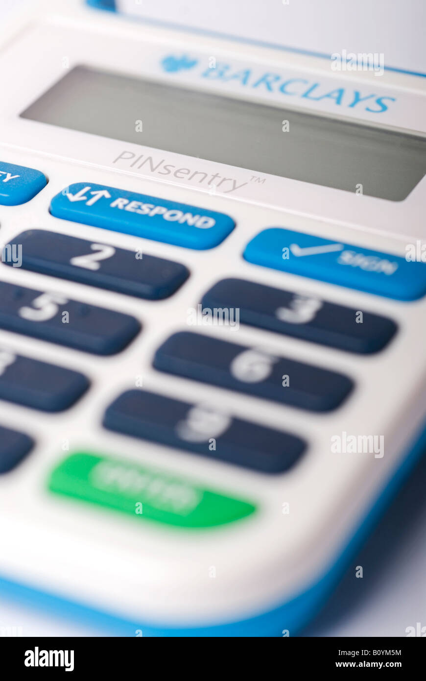Stock photo of a Barclays PINSENTRY card reader Stock Photo Alamy