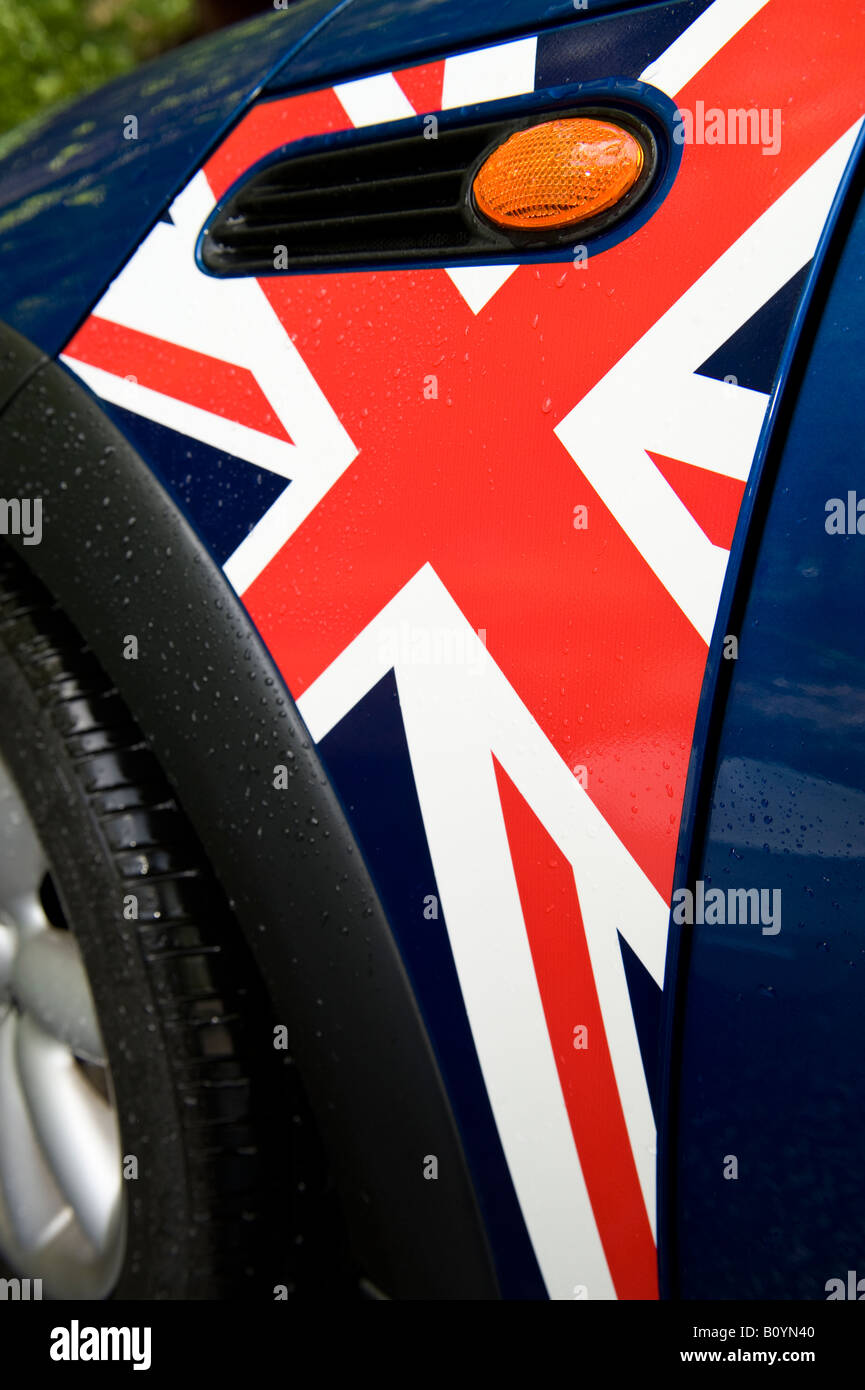 Union Jack Car Exterior Door Side Body Stickers Decal For MINI