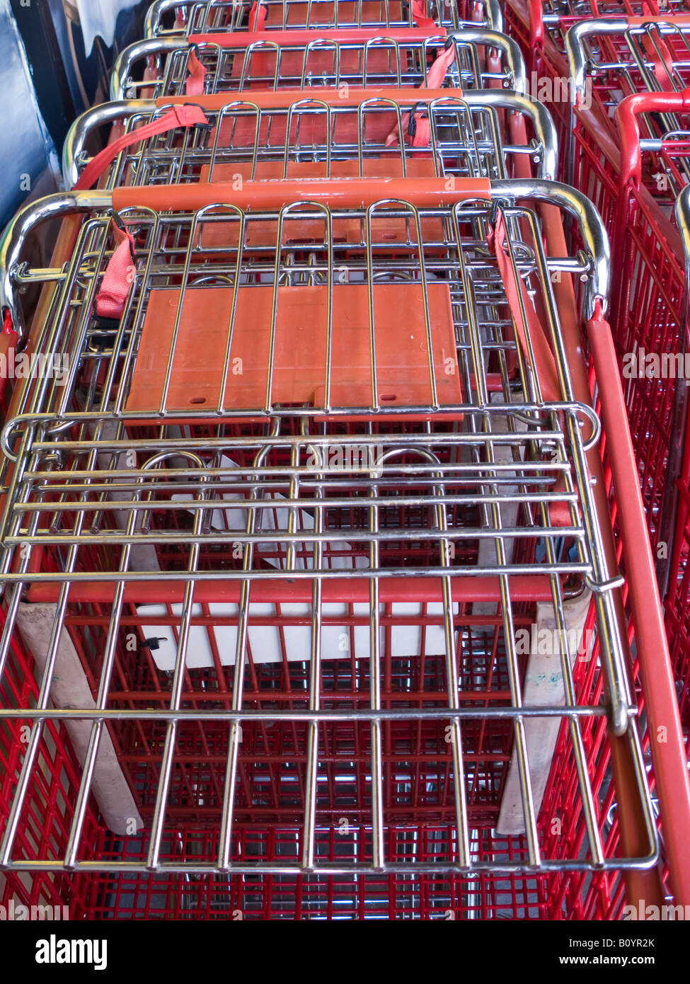 Row shopping carts washington dc hires stock photography and images
