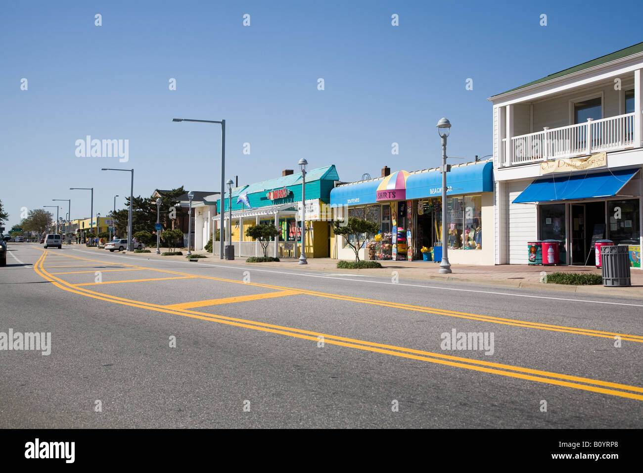 Souvenir shops in Virginia Beach, Virginia, USA Stock Photo Alamy