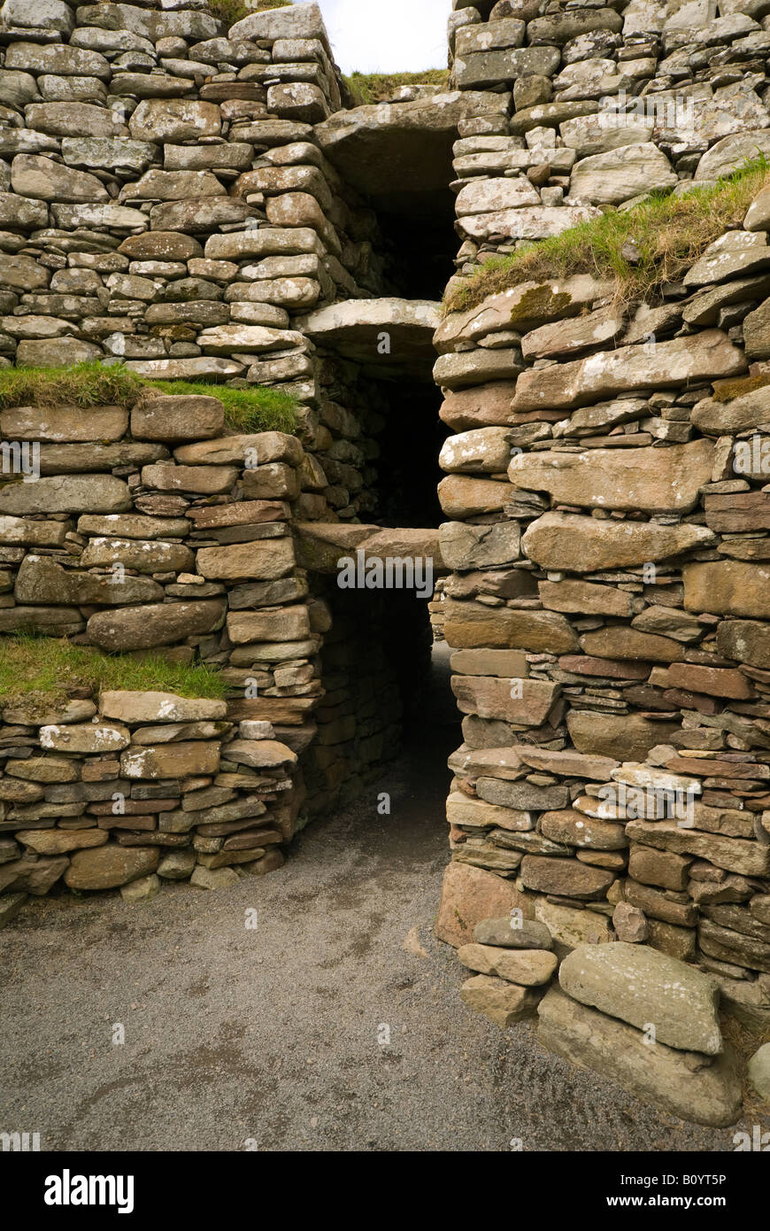 The Broch of Clickimin, near Lerwick, Shetland Islands, Scotland, UK ...