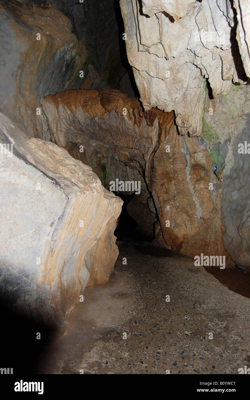 The Cueva del Indio Indian cave in the Parqu Nacional Vinales Stock Photo