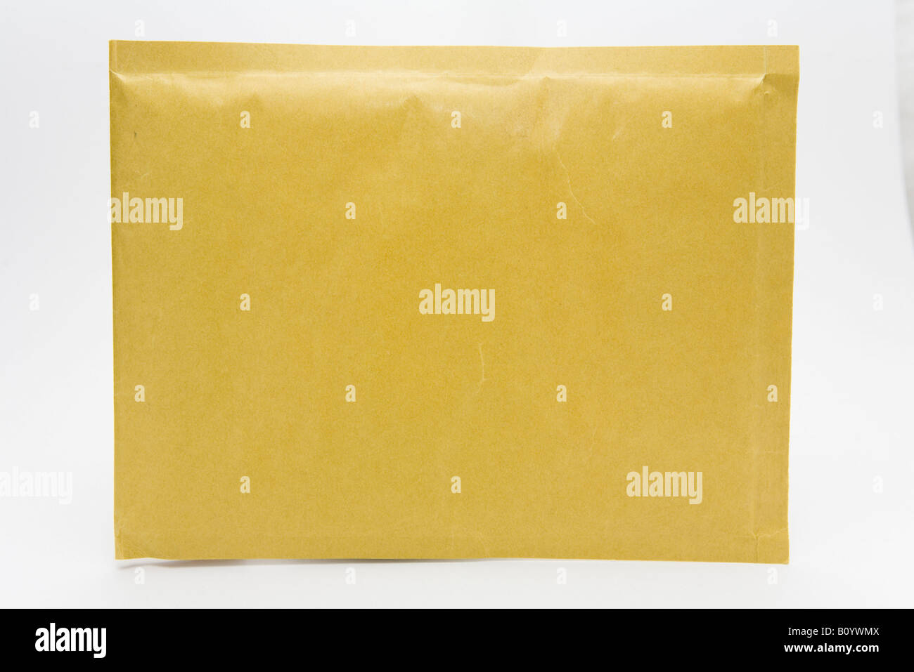 Thick envelope over white background Stock Photo Alamy