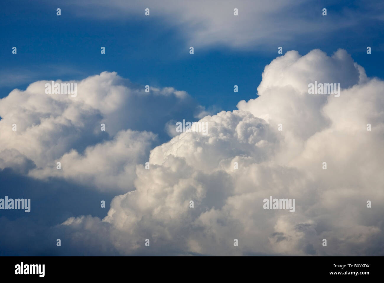 White Fluffy Clouds Stock Photo - Alamy