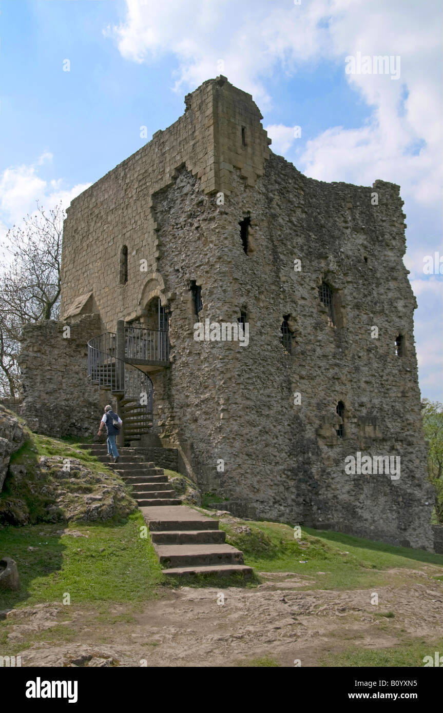 Peveril Castle Castleton Peak District Derbyshire England UK Stock ...