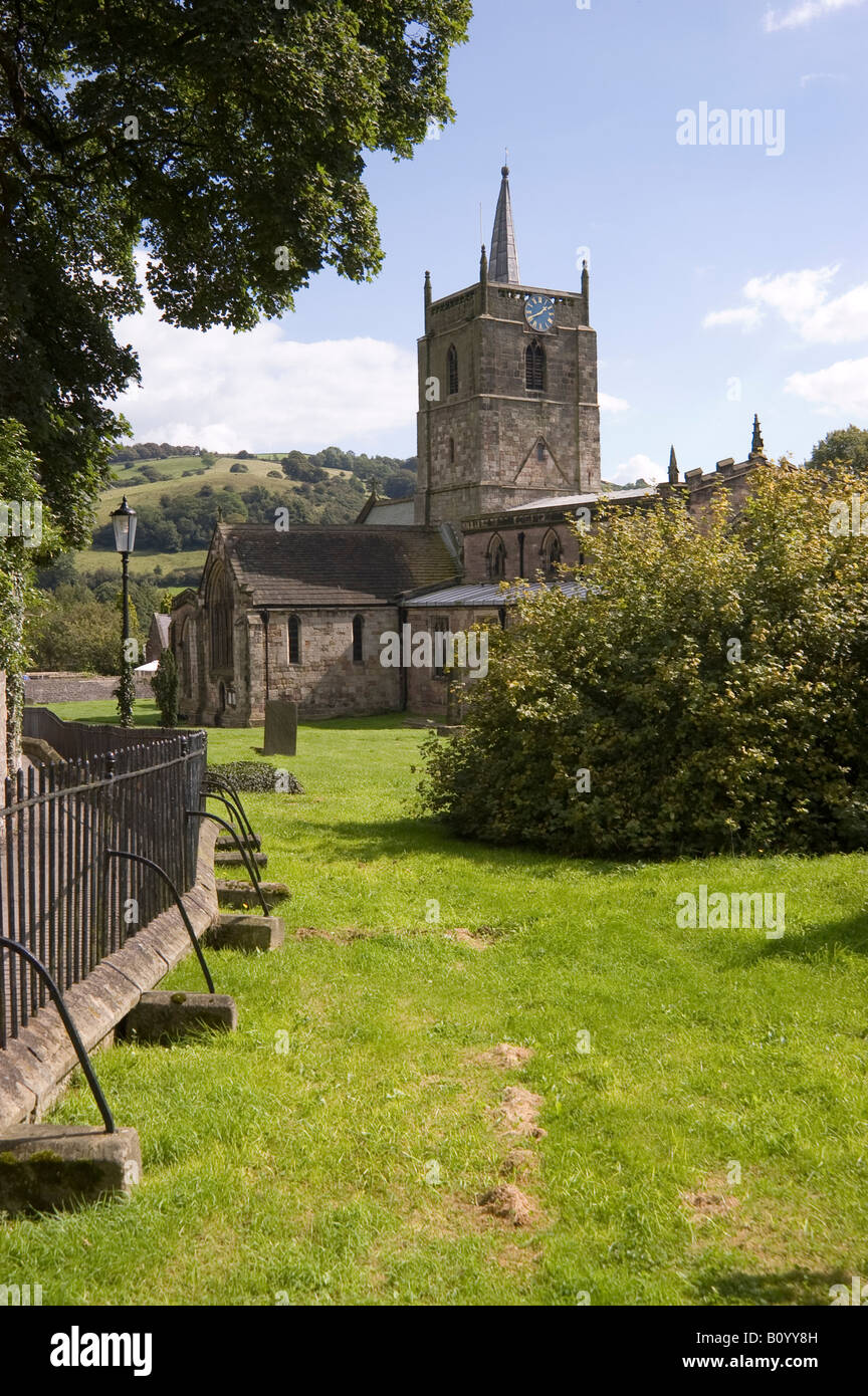 St Mary the Virgin parish church Wirksworth Derbyshire Stock Photo Alamy